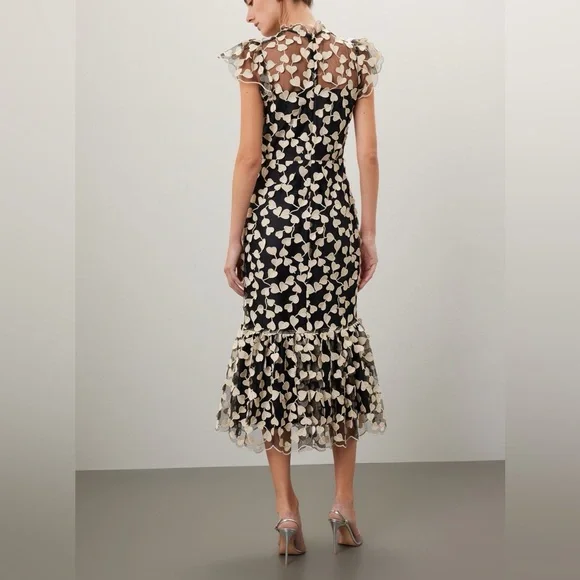 Shoshanna Liberty Dress with heart-shaped lace overlay, 8 - Picture 5 of 15